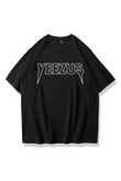 Unisex Yeezus Tshirt Siyah