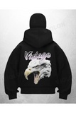 Vintage Siyah Samuray Kar Maske Sweatshirt Hırka
