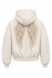 WING SIRT DANTEL KANAT DETAYLI SWEATSHIRT