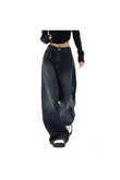 Y2K RECYCLED BAGGY POCKET JEAN PANTOLON
